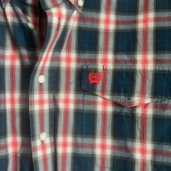 Cinch button up Mens LS shirt SZ Med - Picture 3 of 5